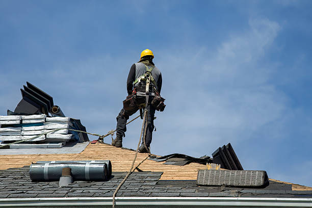 Professional Roof Replacement technician working in Hay, WA